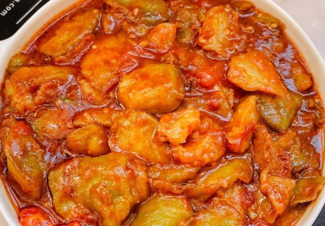 西紅柿海鮮菇成品